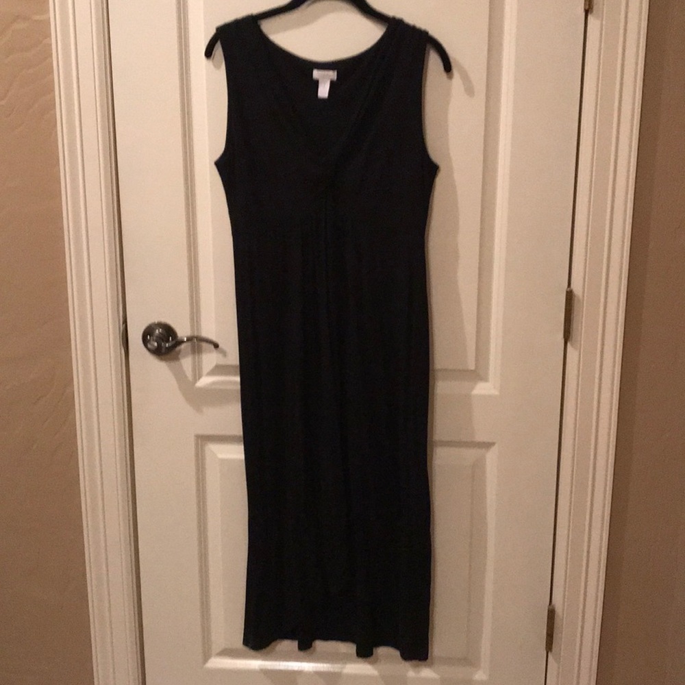 Chico’s long black dress